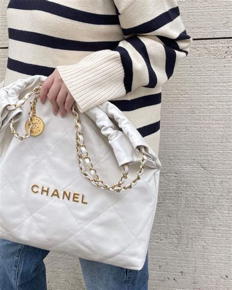 chanel bag price white|chanel 22 mini price.